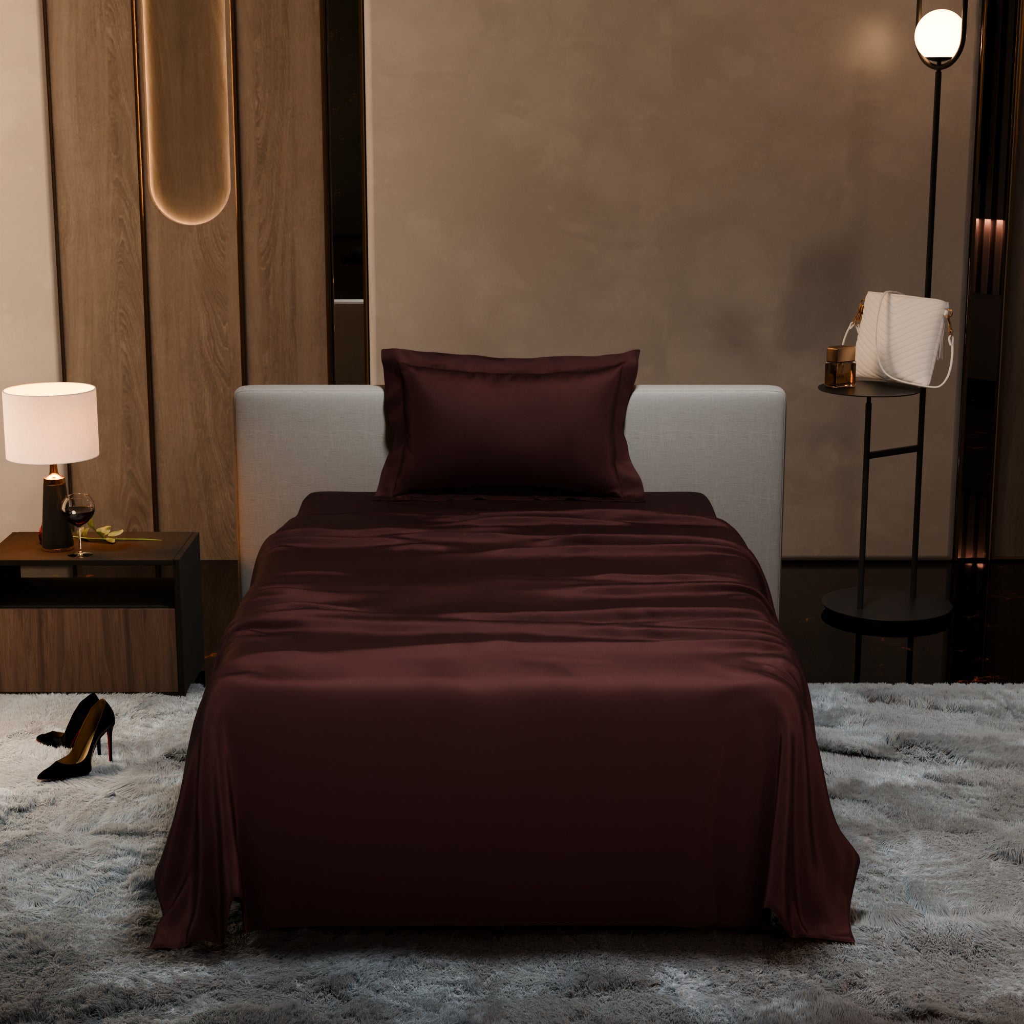 Hot Chocolate Flat Bedsheet Set