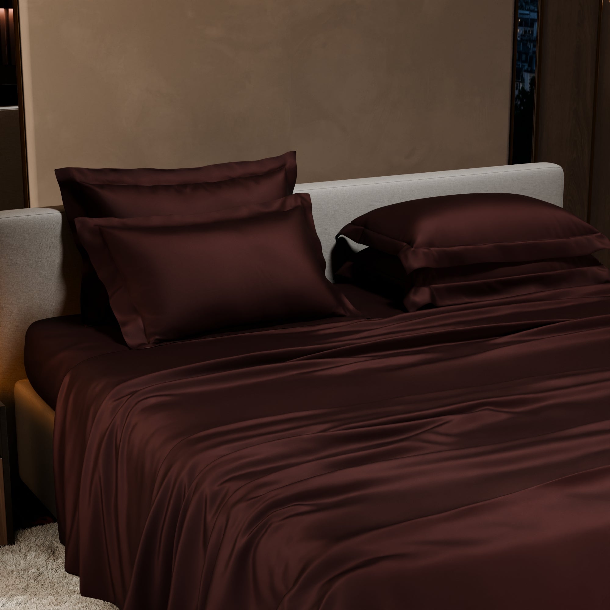 Hot Chocolate Flat Bedsheet Set