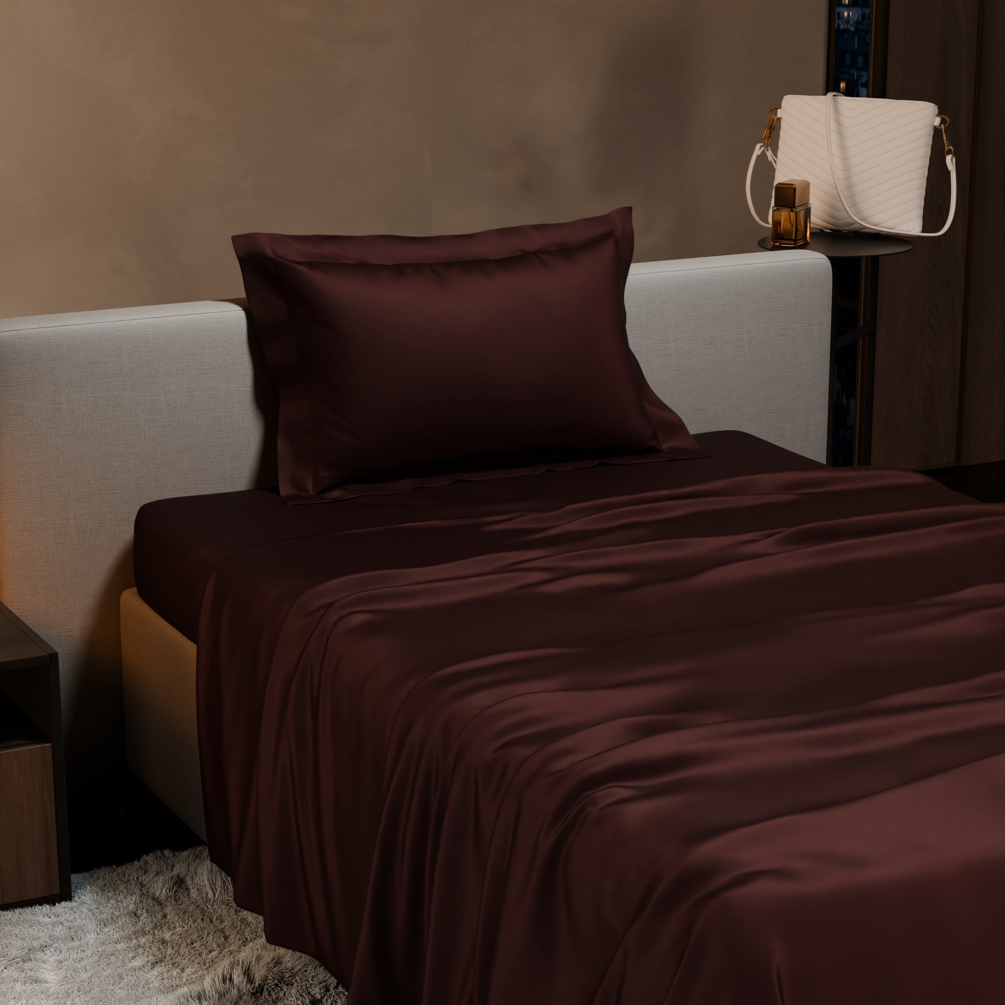Hot Chocolate Flat Bedsheet Set
