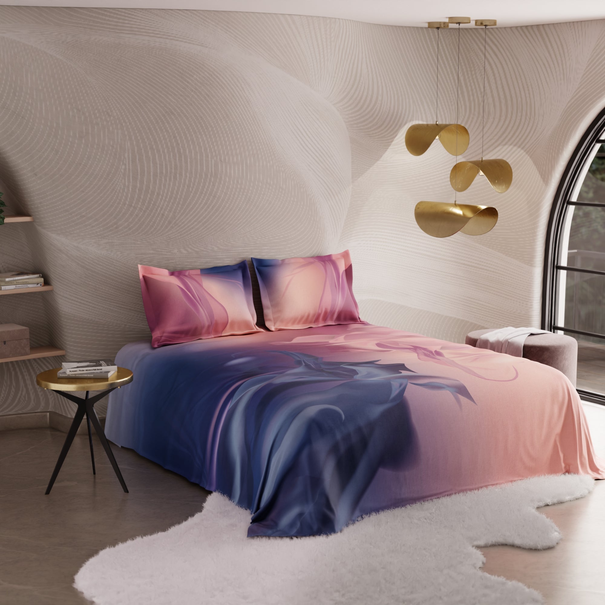 Sunset Stage 100% Cotton Bedsheet Set