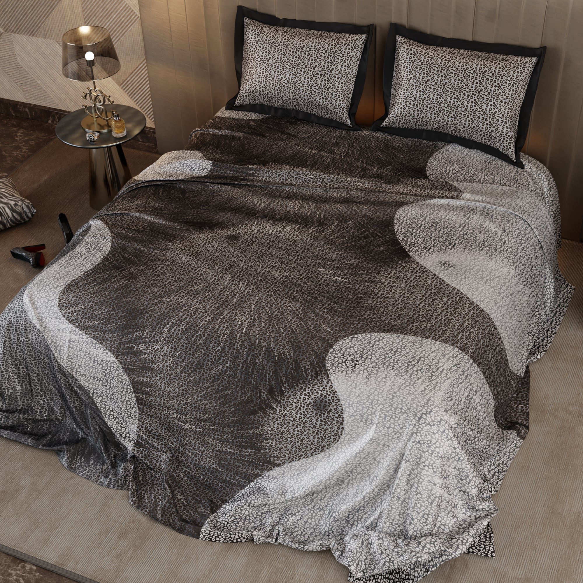 Night Safari Enriched Cotton Bedsheet Set