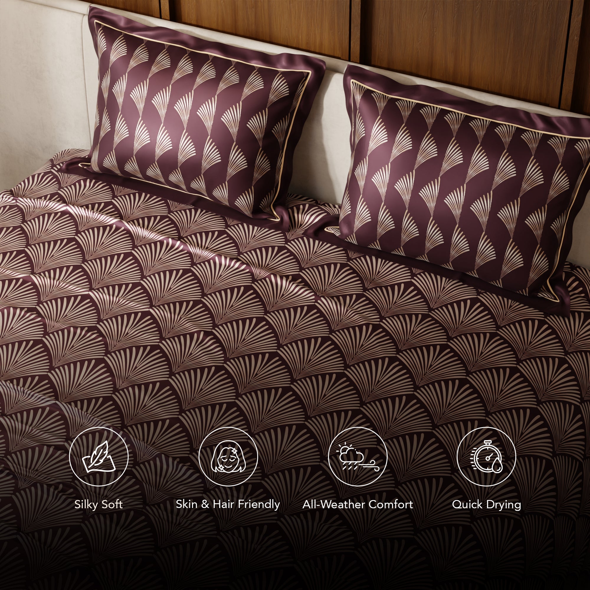 Ruby Affair Bedsheet Set