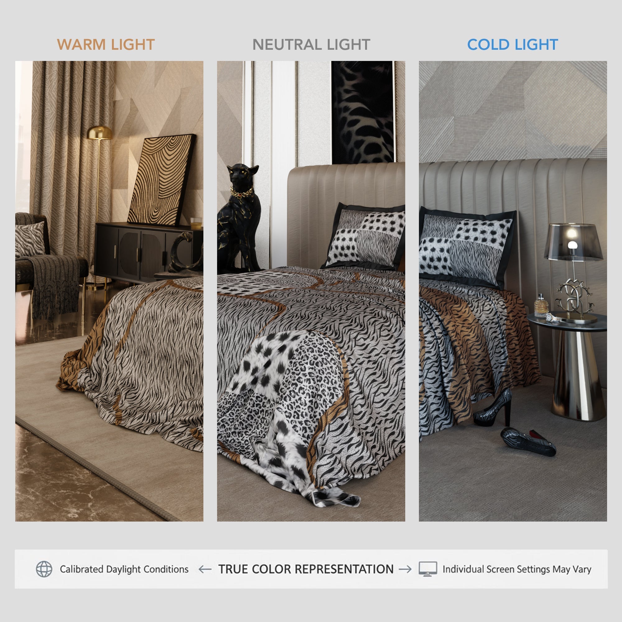 Primal Elegance Enriched Cotton Bedsheet Set