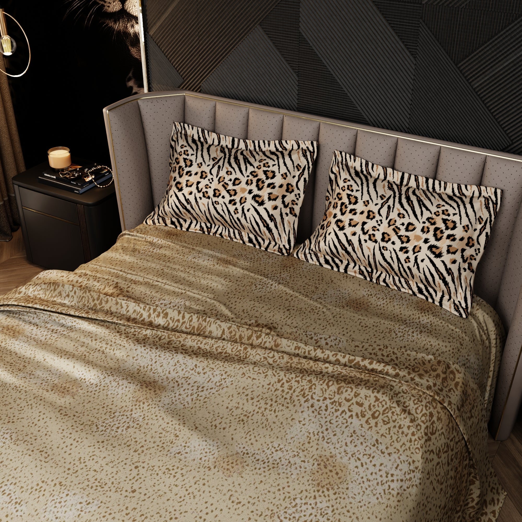 Savannah Instinct Enriched Cotton Bedsheet Set