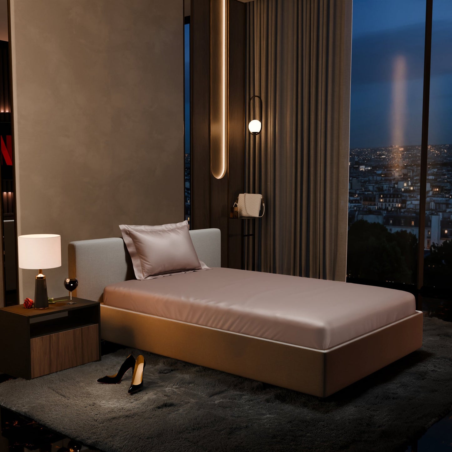 Champagne Fitted Bedsheet Set