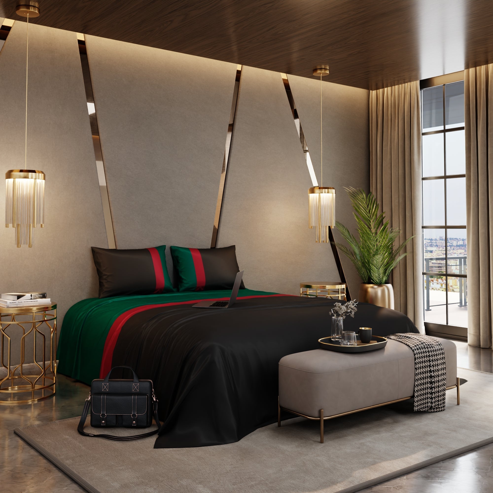 Louvre Luxe Bedsheet Set