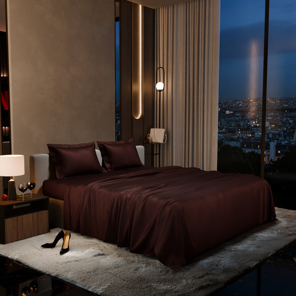 Hot Chocolate Flat Bedsheet Set
