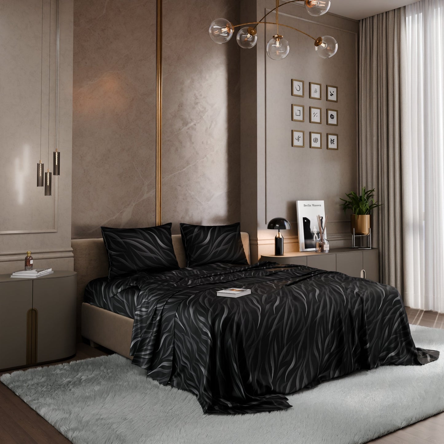 Moonlight Whispers Bedsheet Set