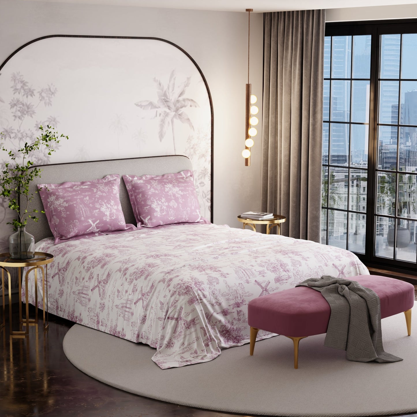 Blushwood 300TC 100% Cotton Bedsheet Set