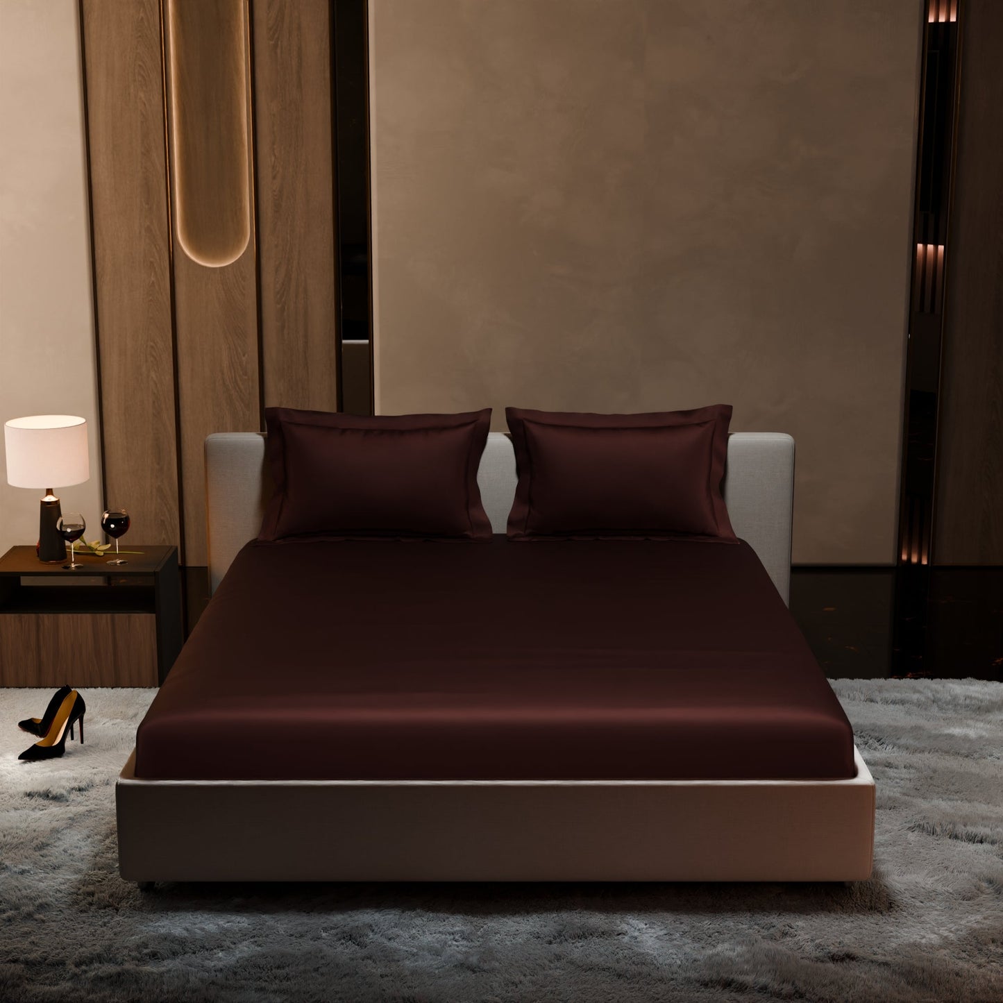 Hot Chocolate Fitted Bedsheet Set
