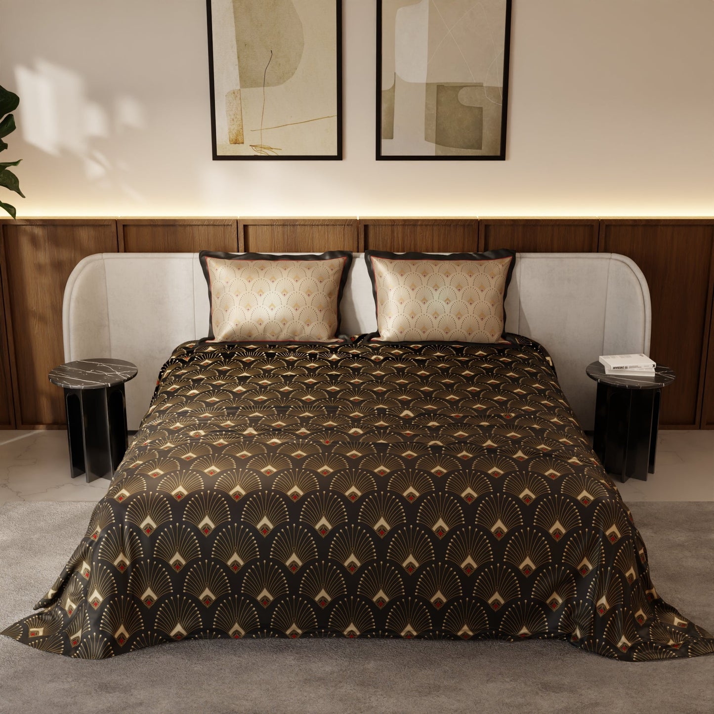 Midnight Glamour Bedsheet Set