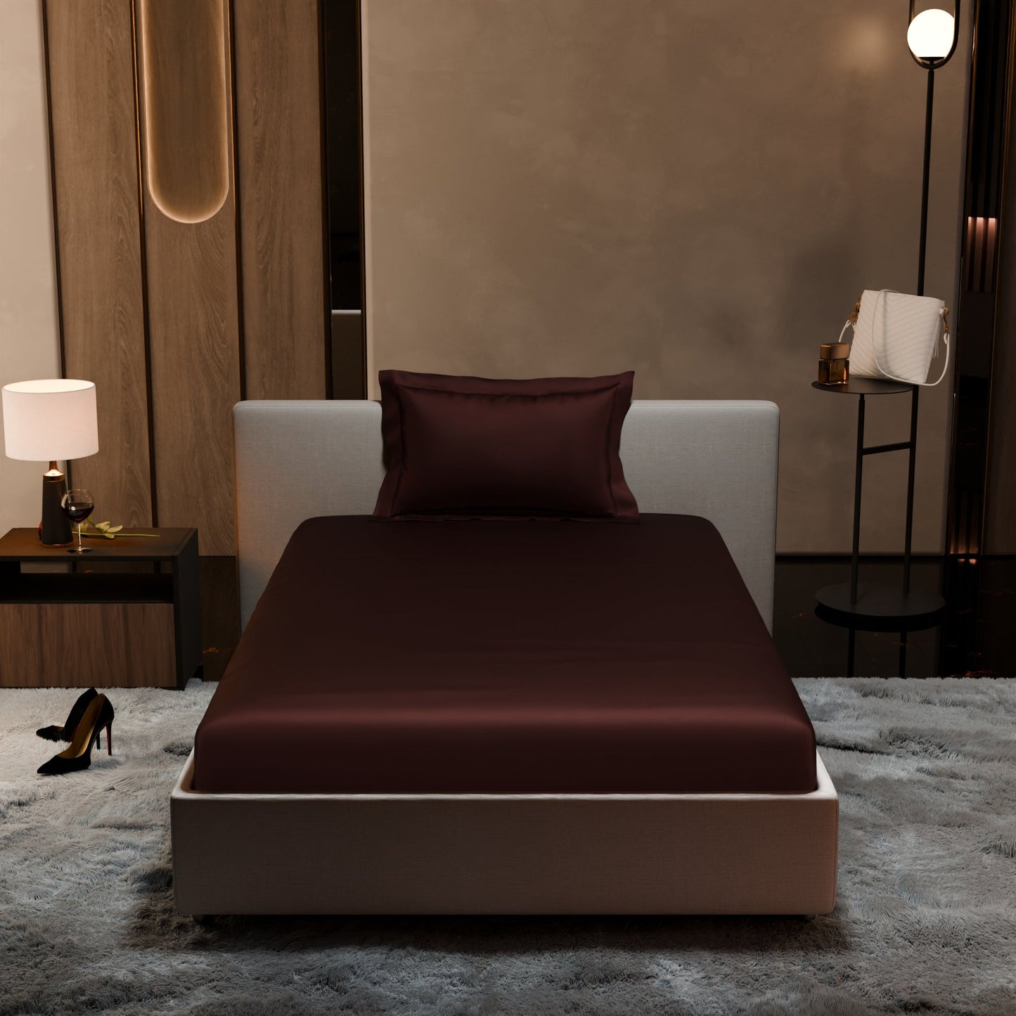 Hot Chocolate Fitted Bedsheet Set