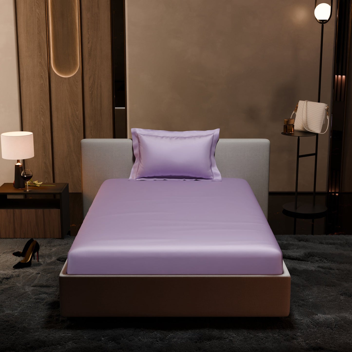 Lilac Affair Fitted Bedsheet Set