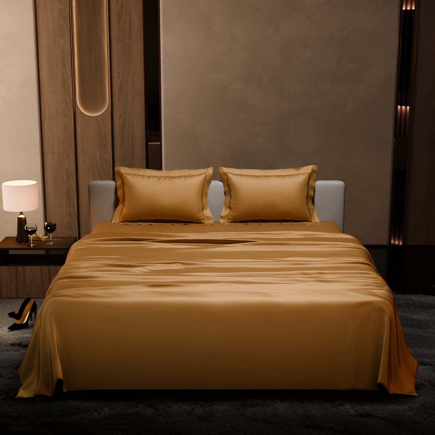 Eternal Glow Flat Bedsheet Set