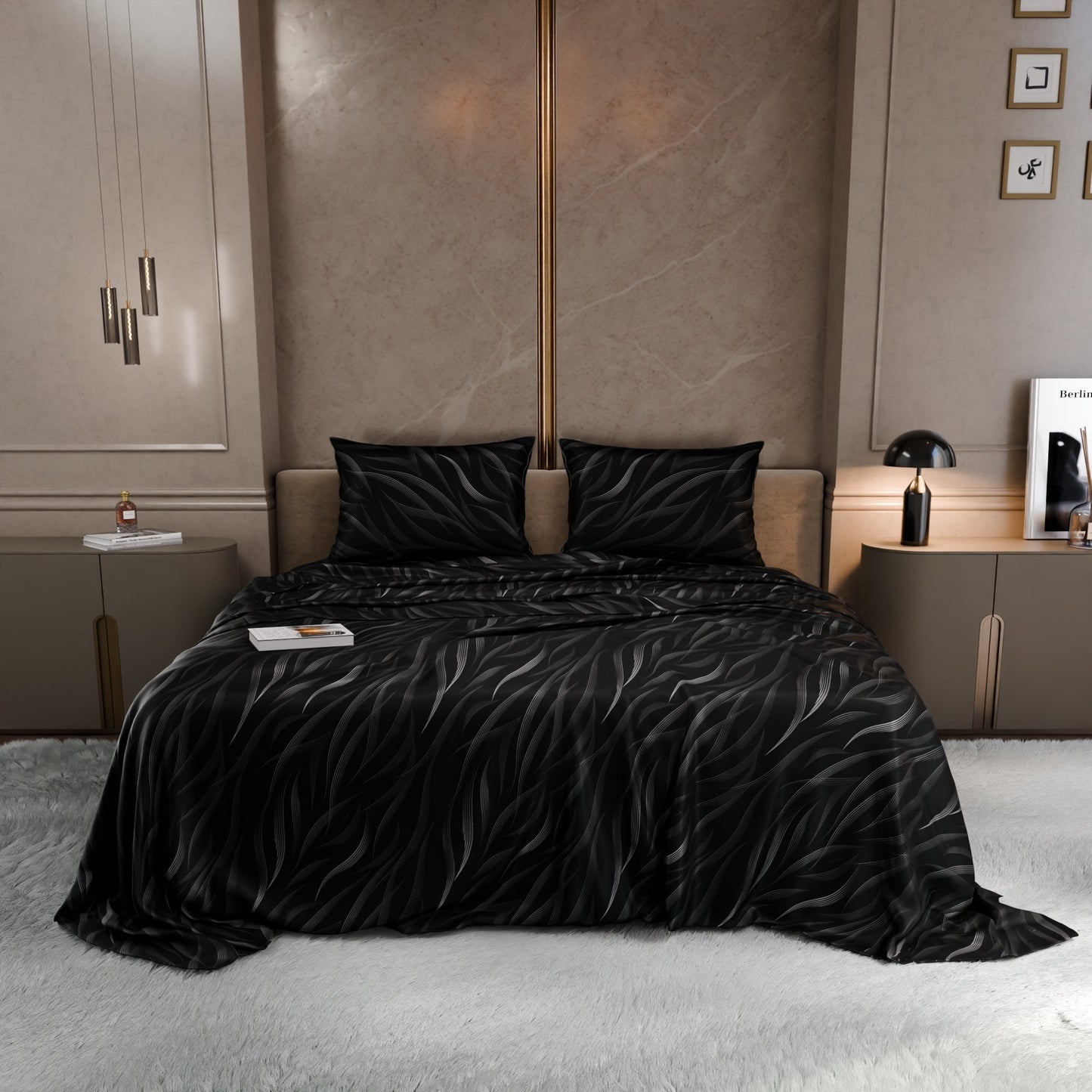 Moonlight Whispers Bedsheet Set