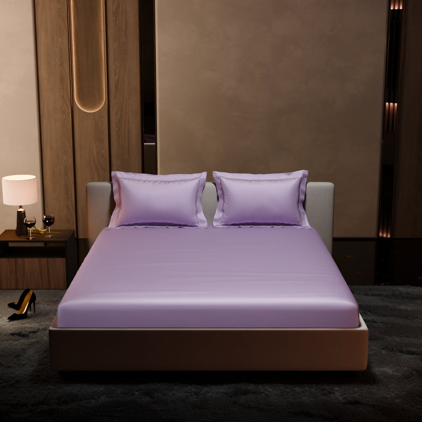 Lilac Affair Fitted Bedsheet Set