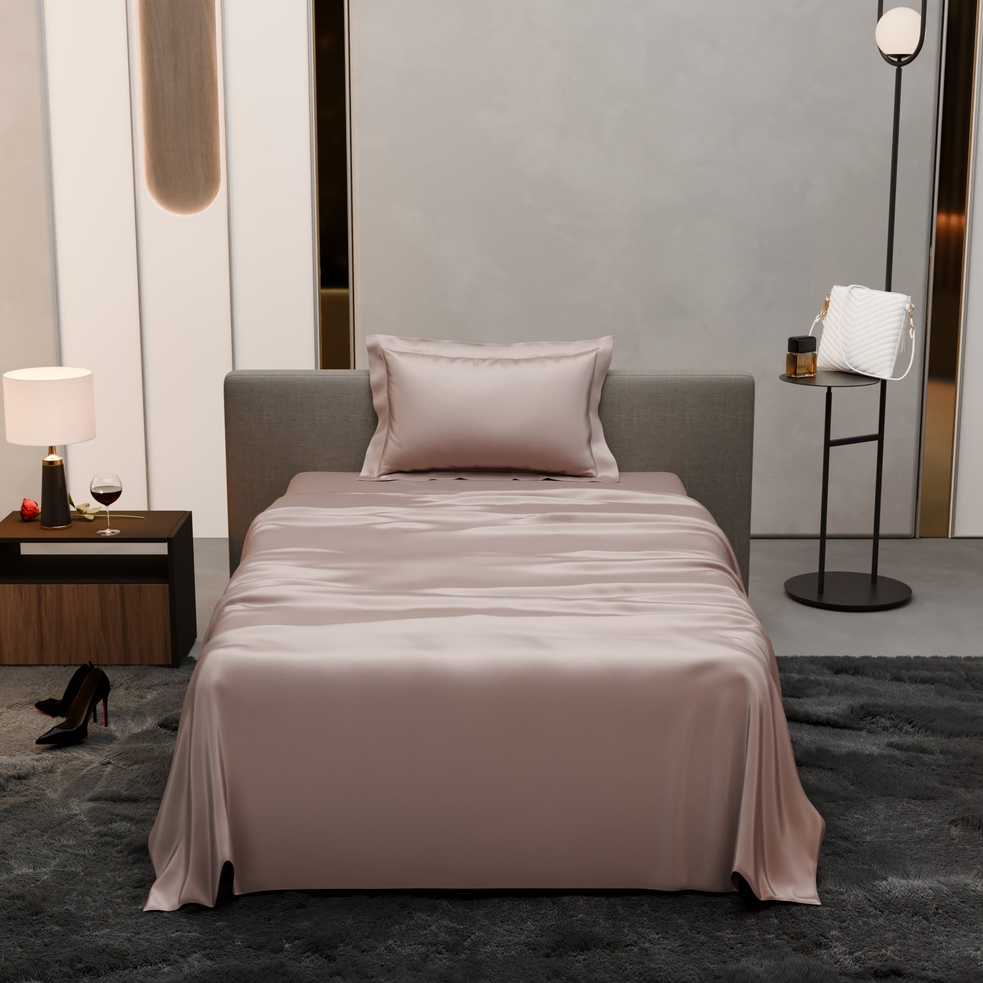 Champagne Flat Bedsheet Set