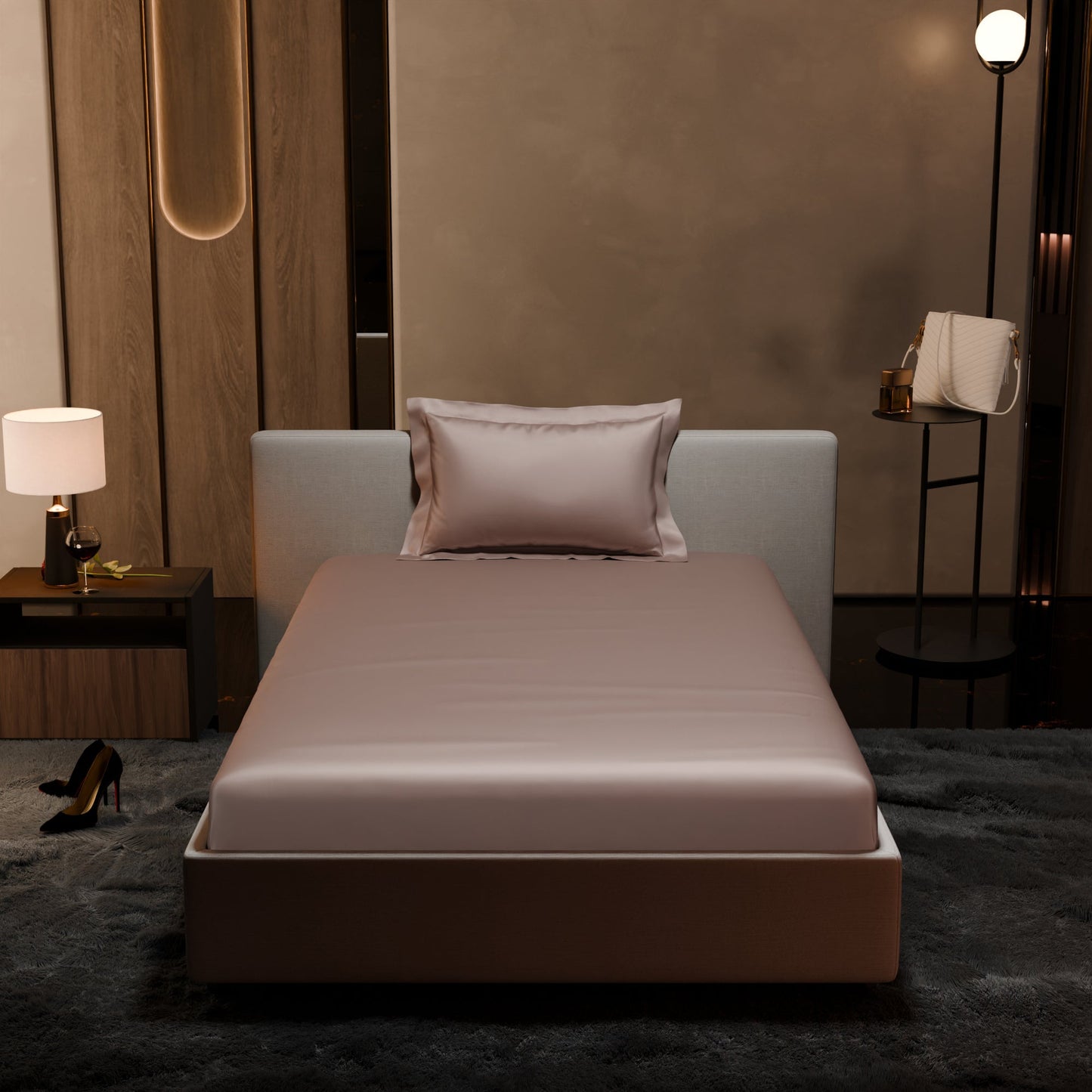 Champagne Fitted Bedsheet Set