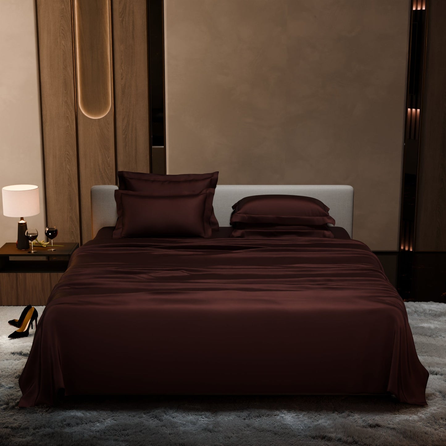 Hot Chocolate Flat Bedsheet Set