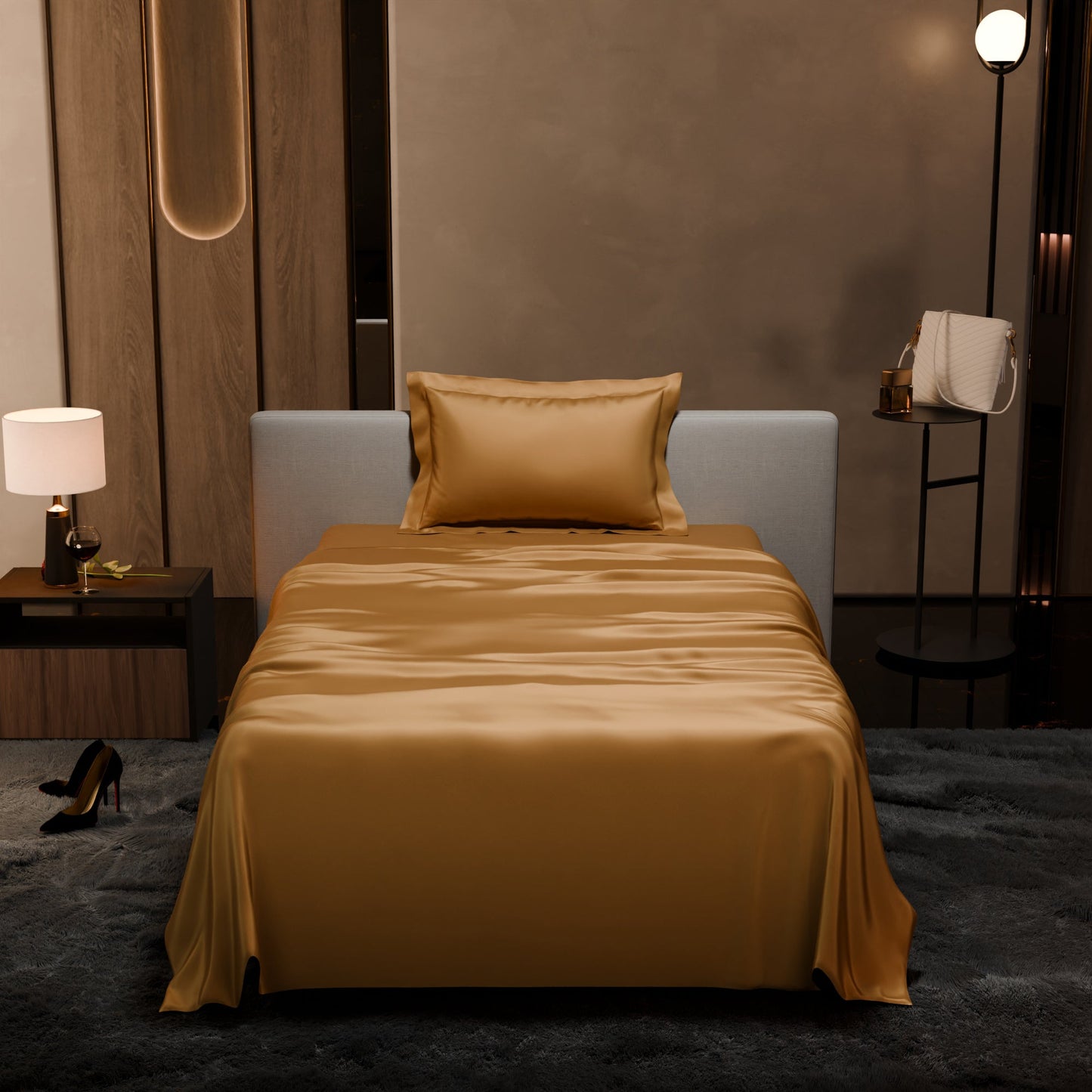 Eternal Glow Flat Bedsheet Set