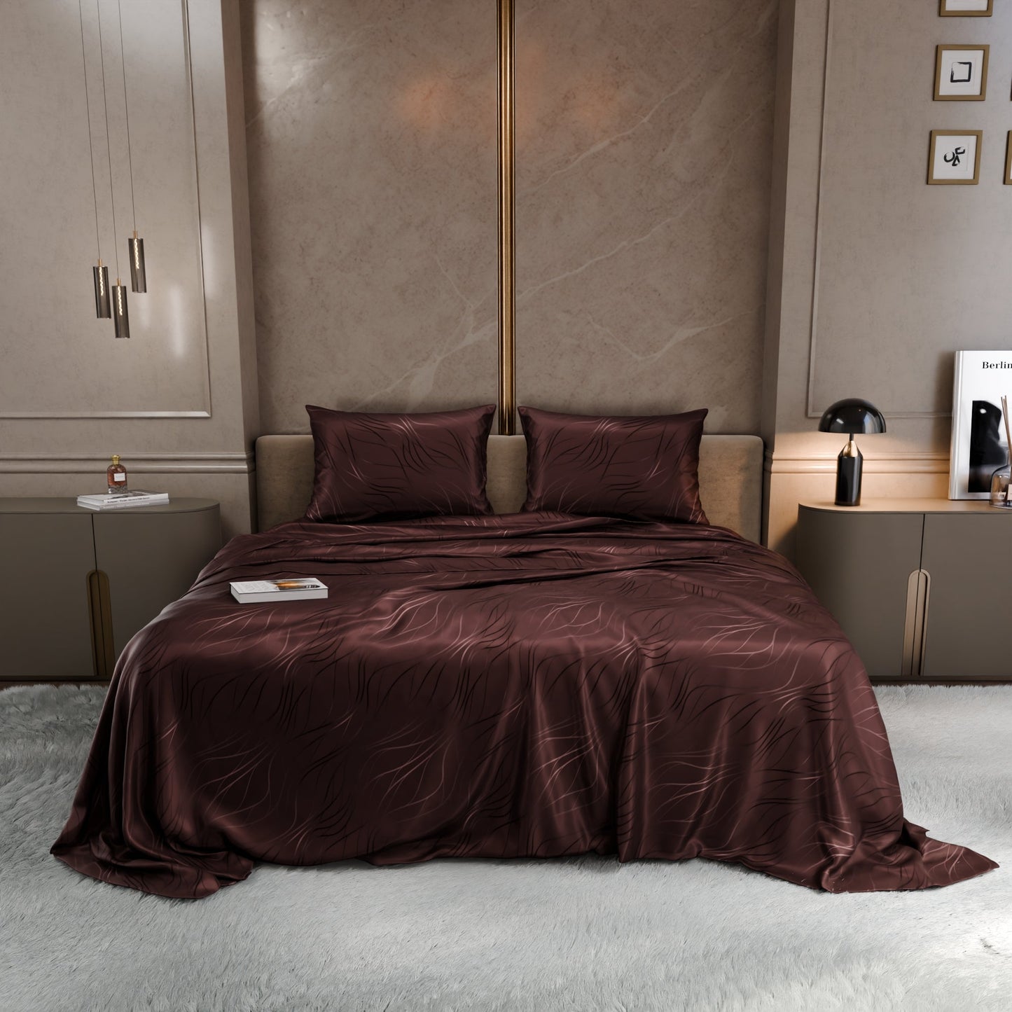 Chocolat Noir Bedsheet Set