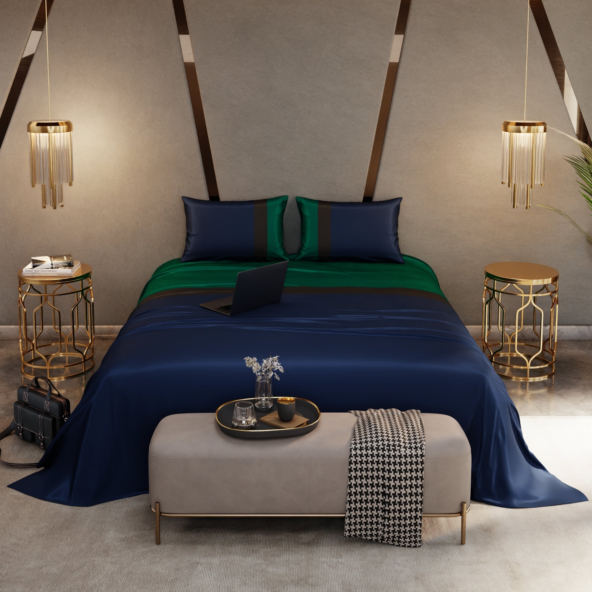 Eiffel Edge Bedsheet Set