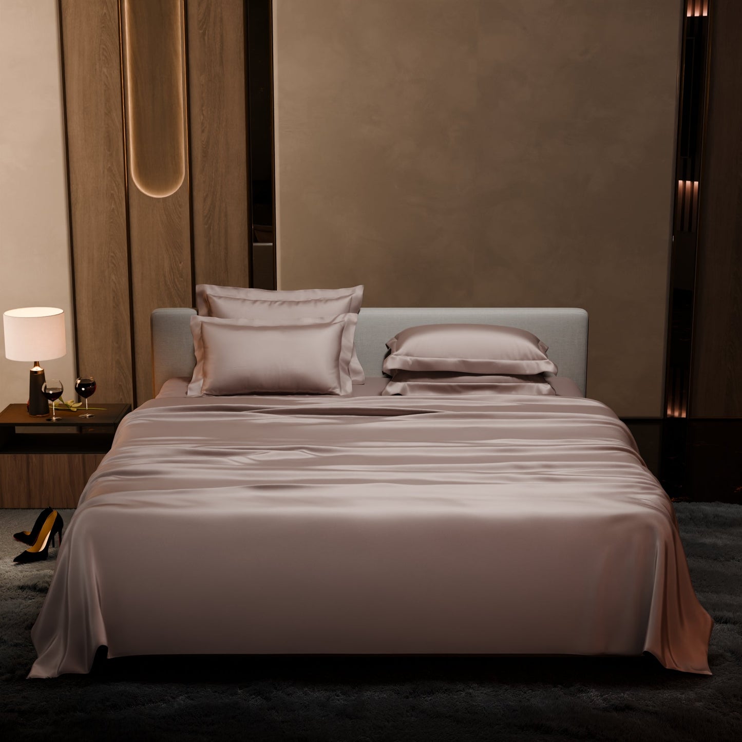 Champagne Flat Bedsheet Set