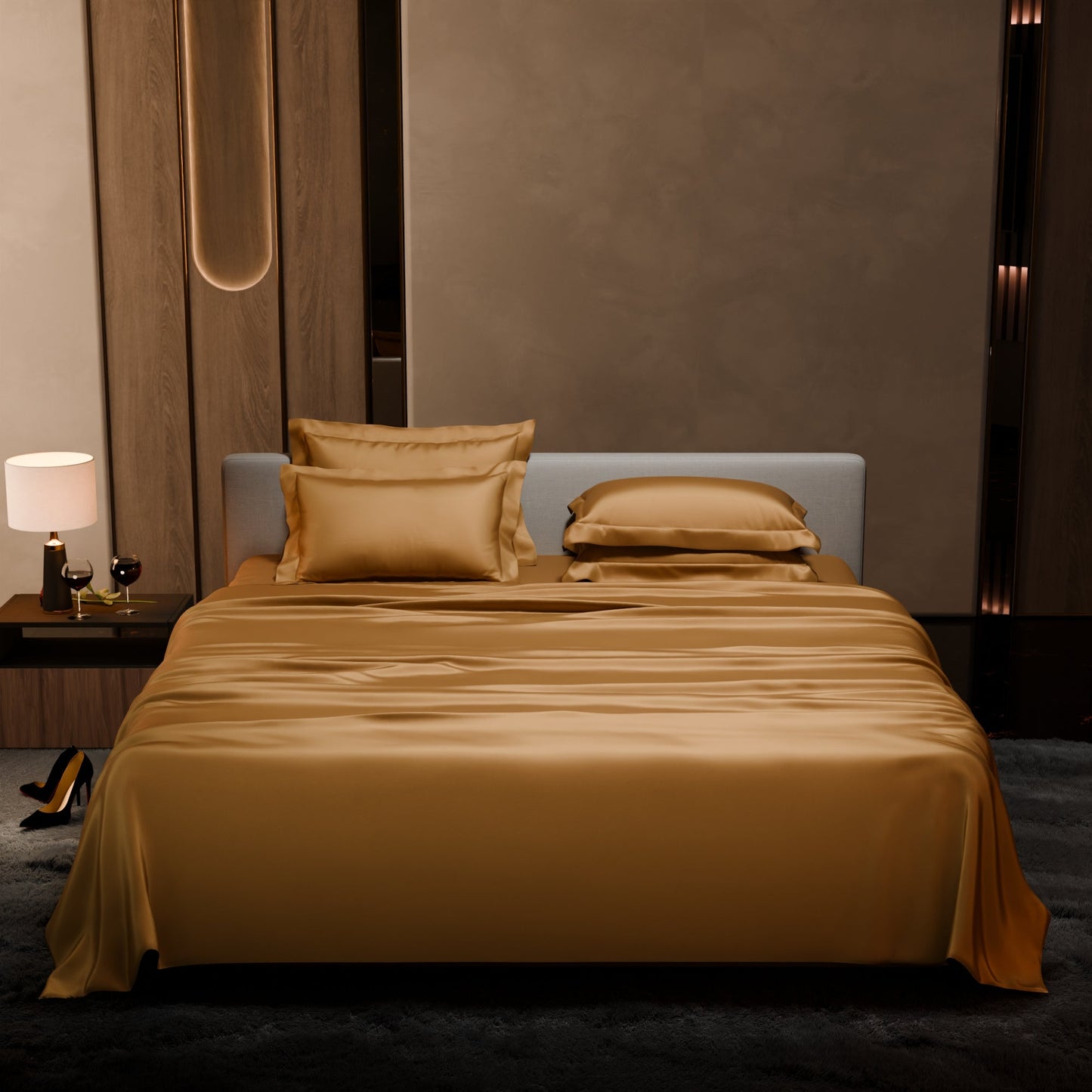 Eternal Glow Flat Bedsheet Set