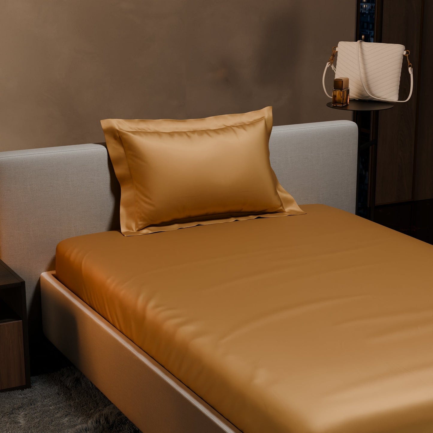 Eternal Glow Fitted Bedsheet Set