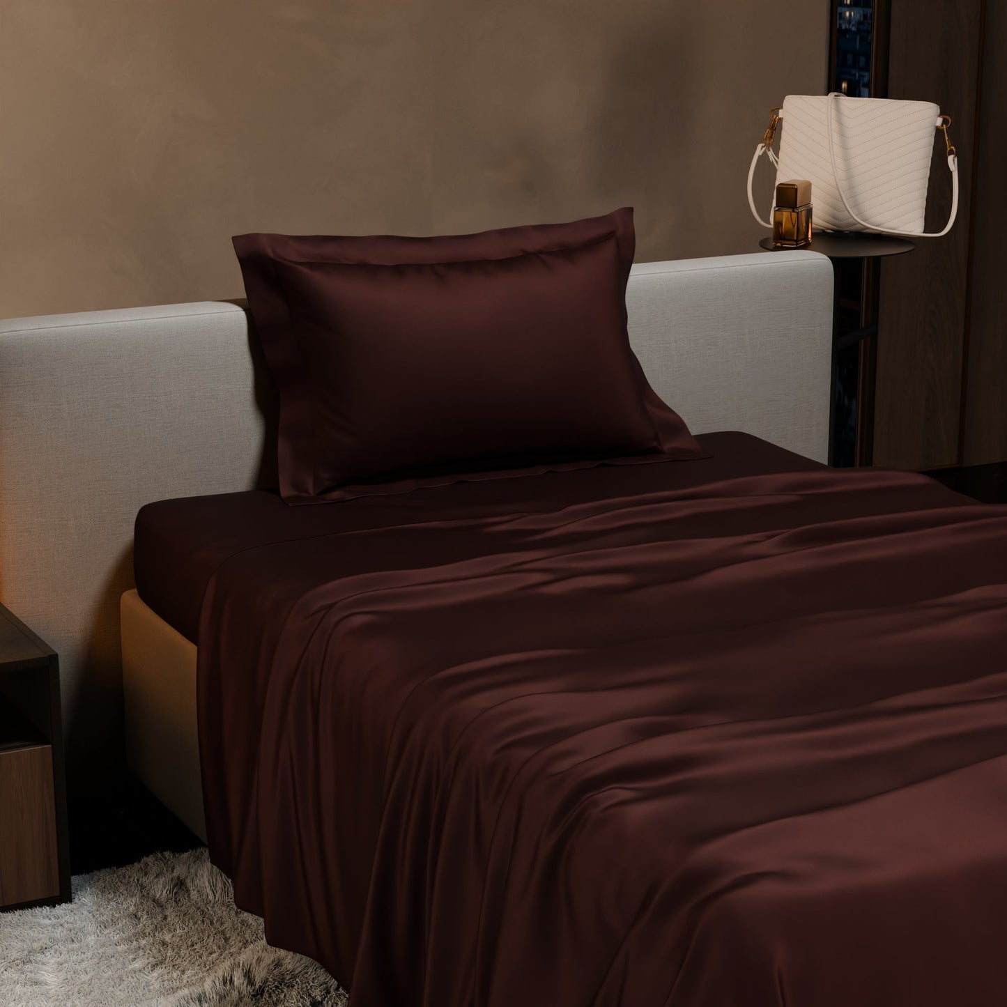 Hot Chocolate Flat Bedsheet Set