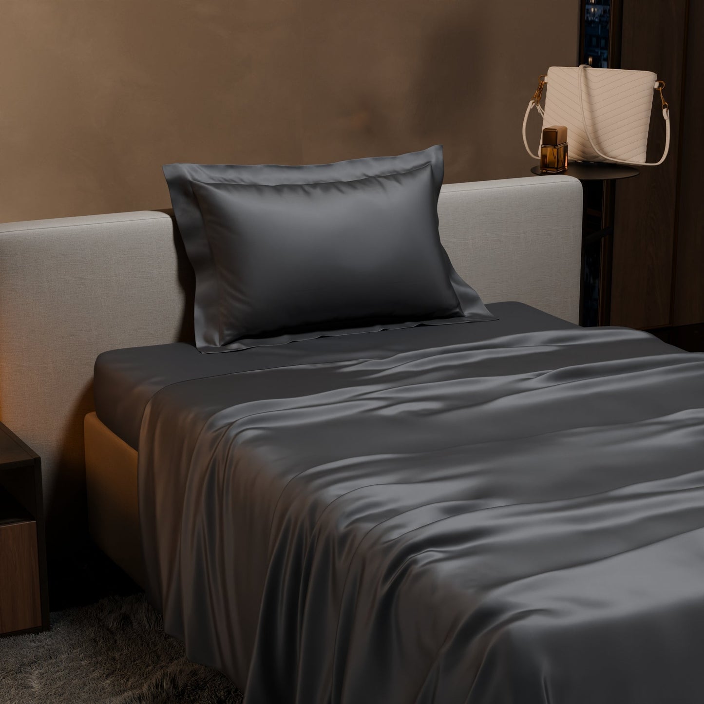 Twilight Embrace Flat Bedsheet Set