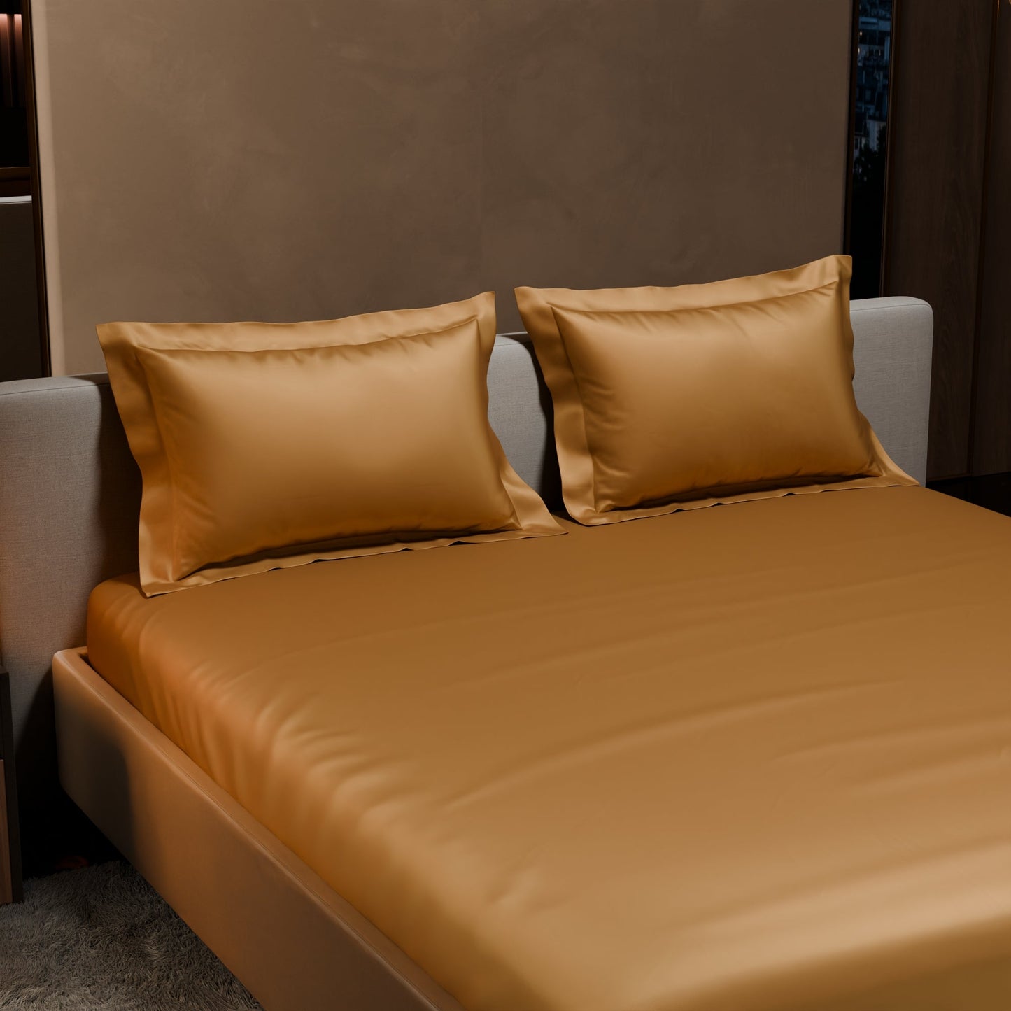 Eternal Glow Fitted Bedsheet Set