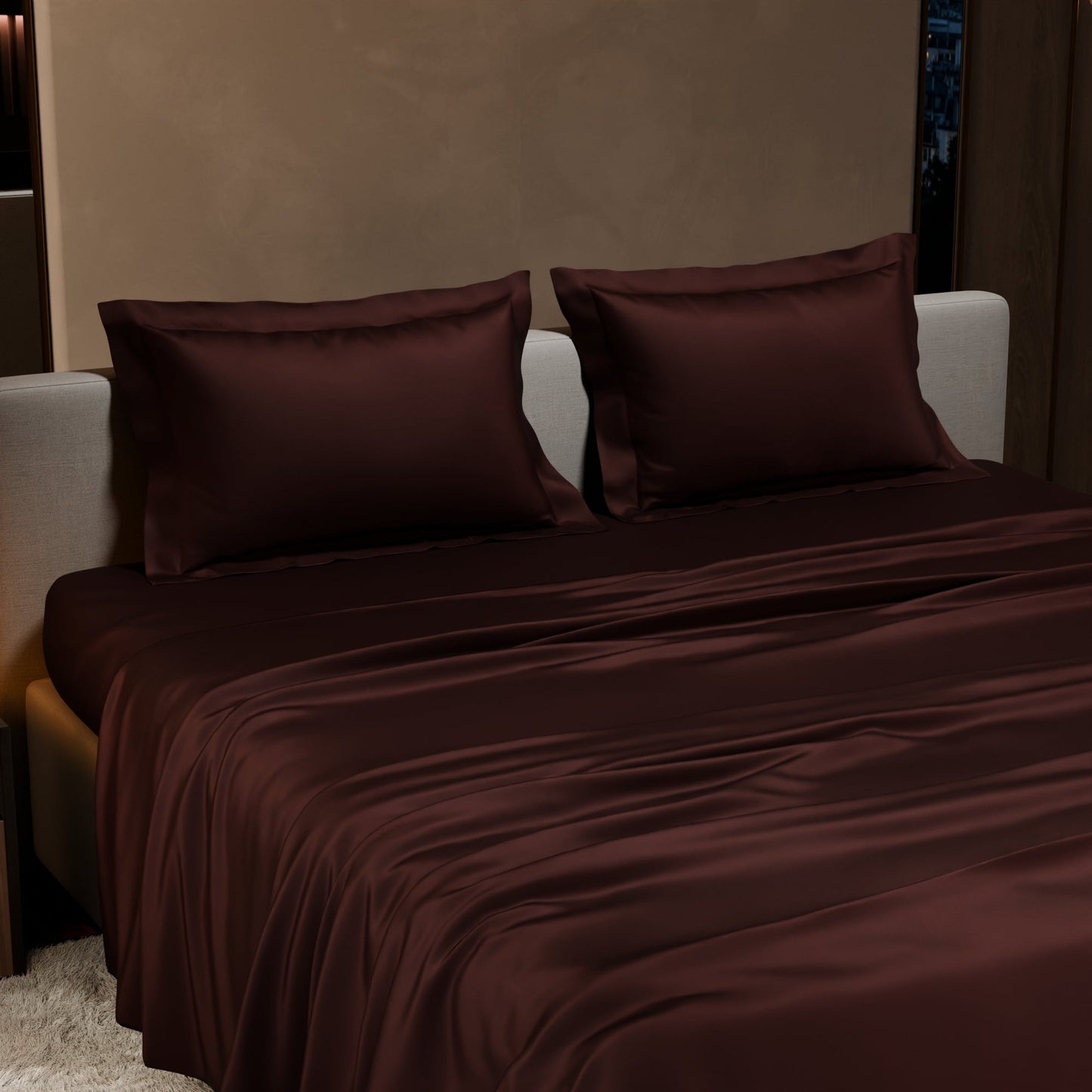 Hot Chocolate Flat Bedsheet Set