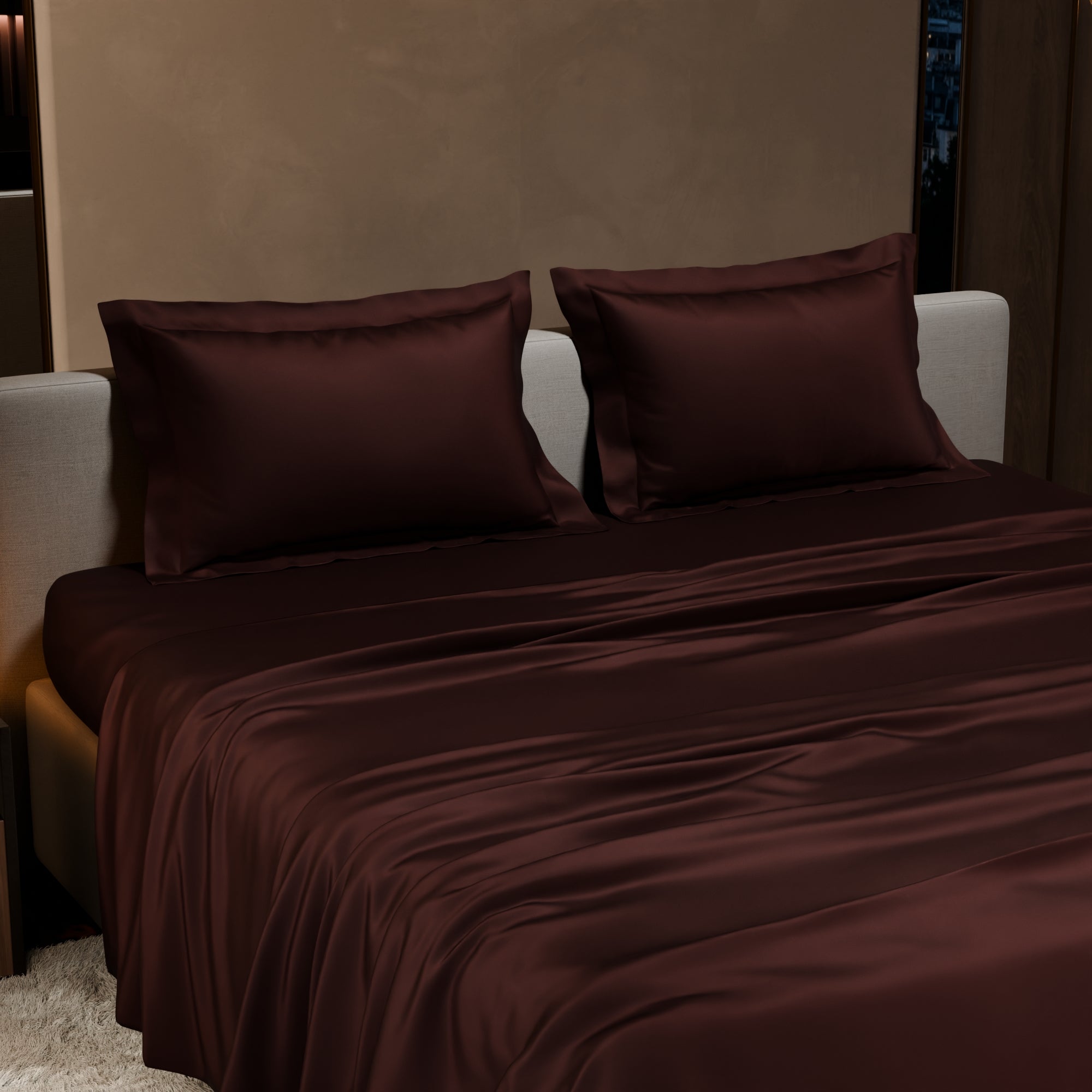 Hot Chocolate Flat Bedsheet Set
