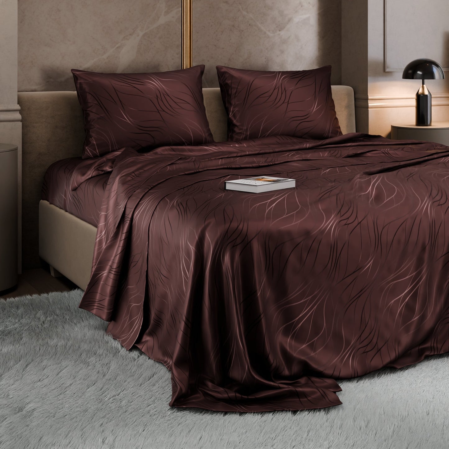 Chocolat Noir Bedsheet Set
