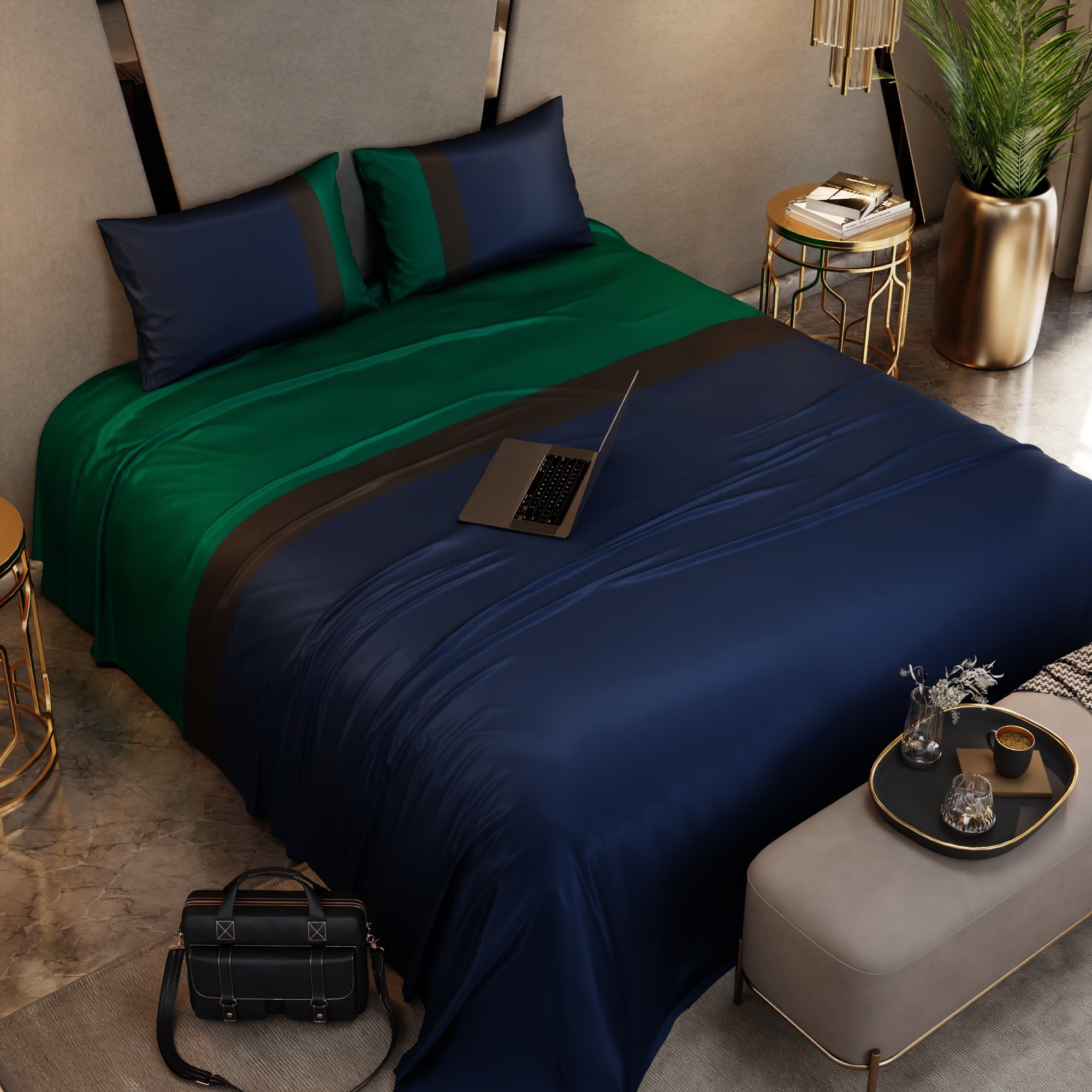 Eiffel Edge Bedsheet Set