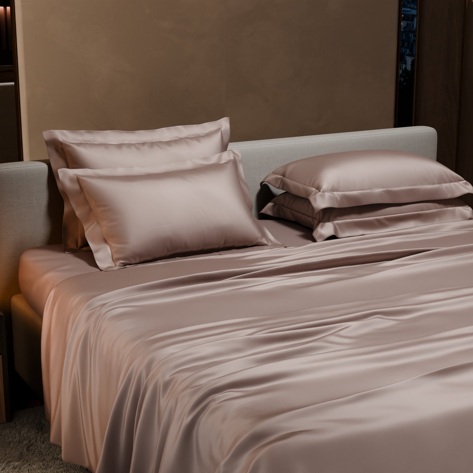 Champagne Flat Bedsheet Set