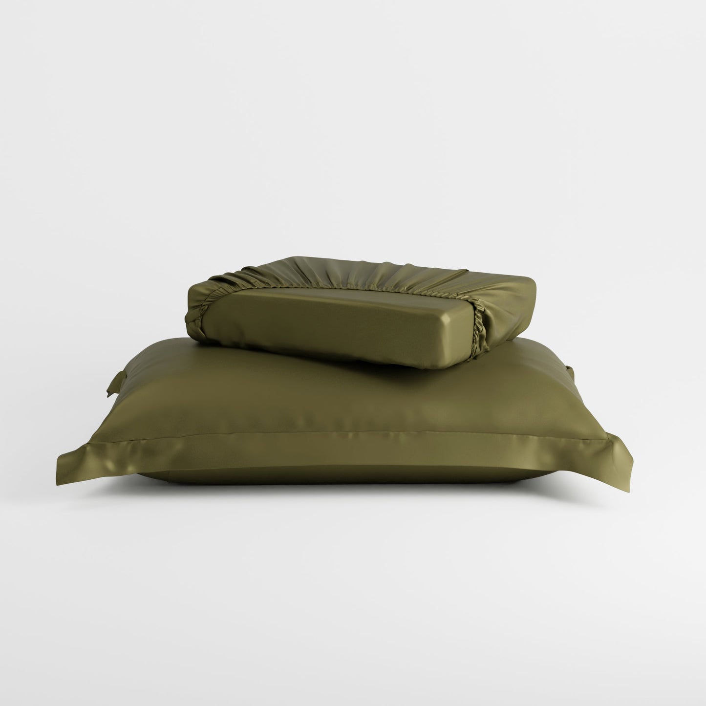 Olive Oasis Fitted Bedsheet Set