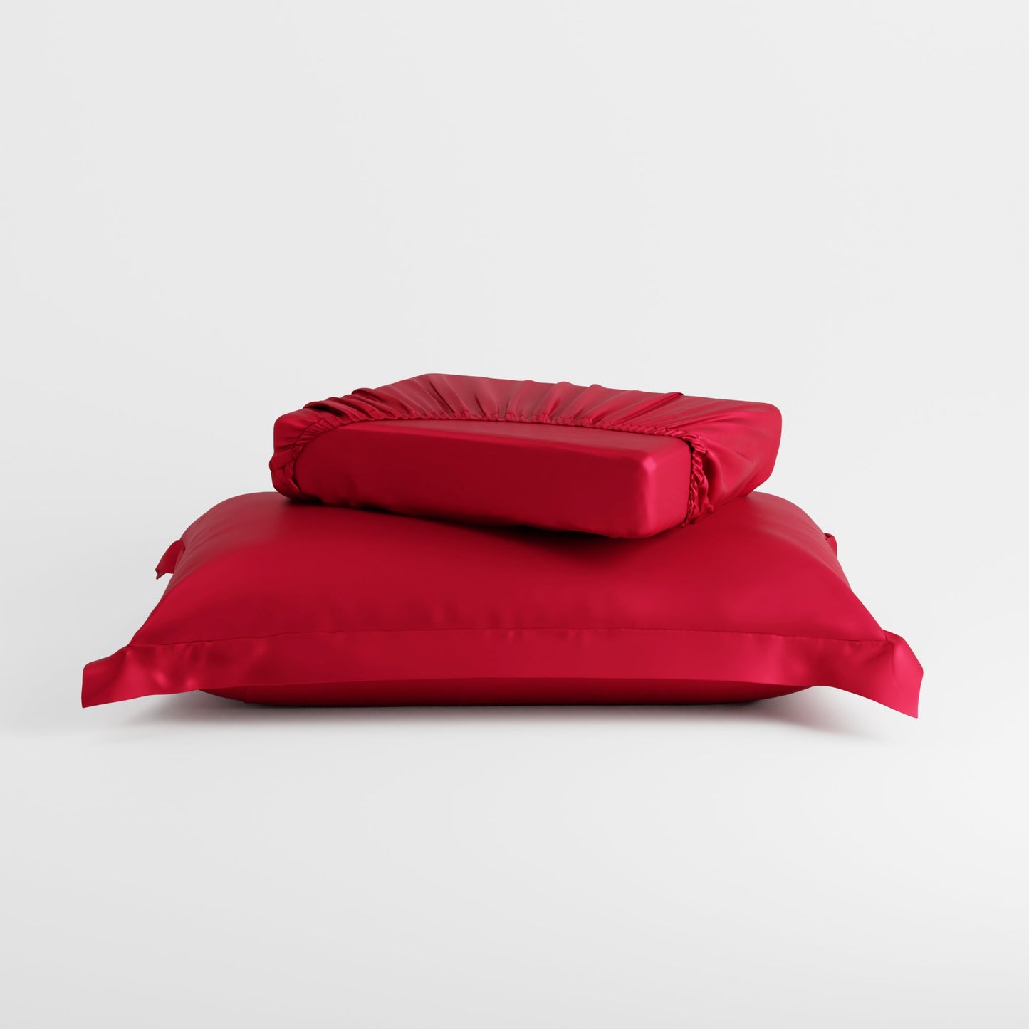 Flirty Red Fitted Bedsheet Set