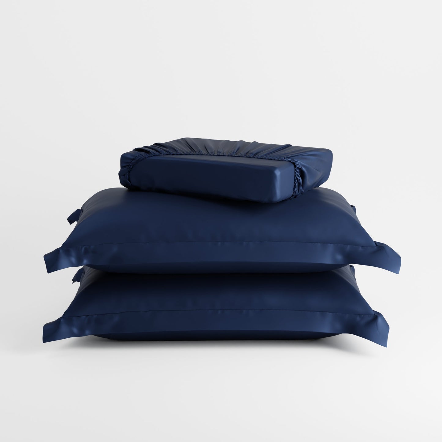 Mystique Blue Fitted Bedsheet Set