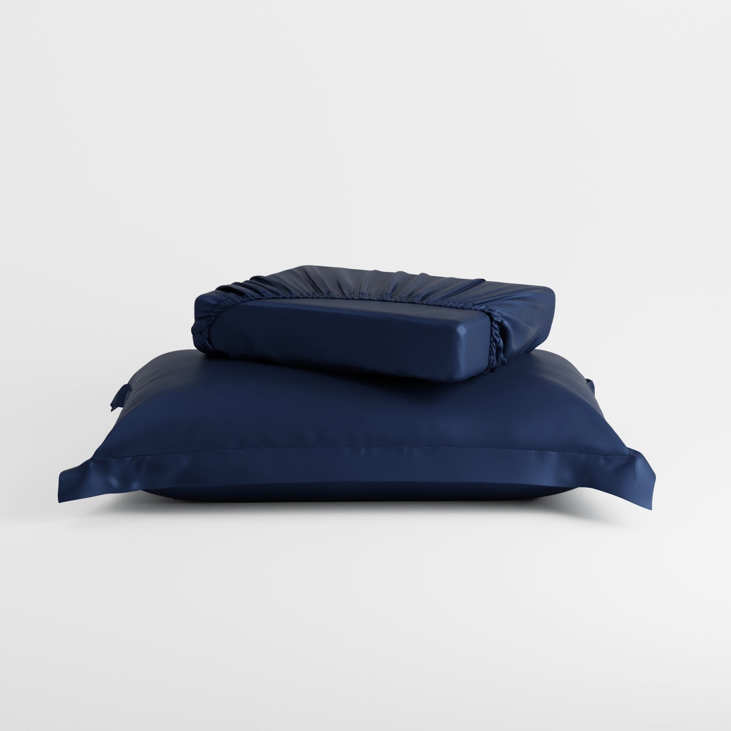 Mystique Blue Fitted Bedsheet Set