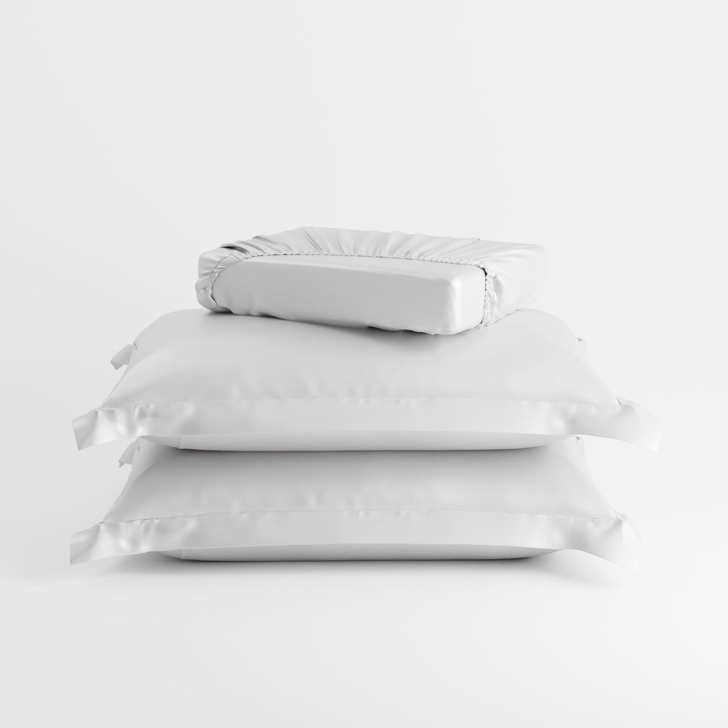 Vanilla White Fitted Bedsheet Set
