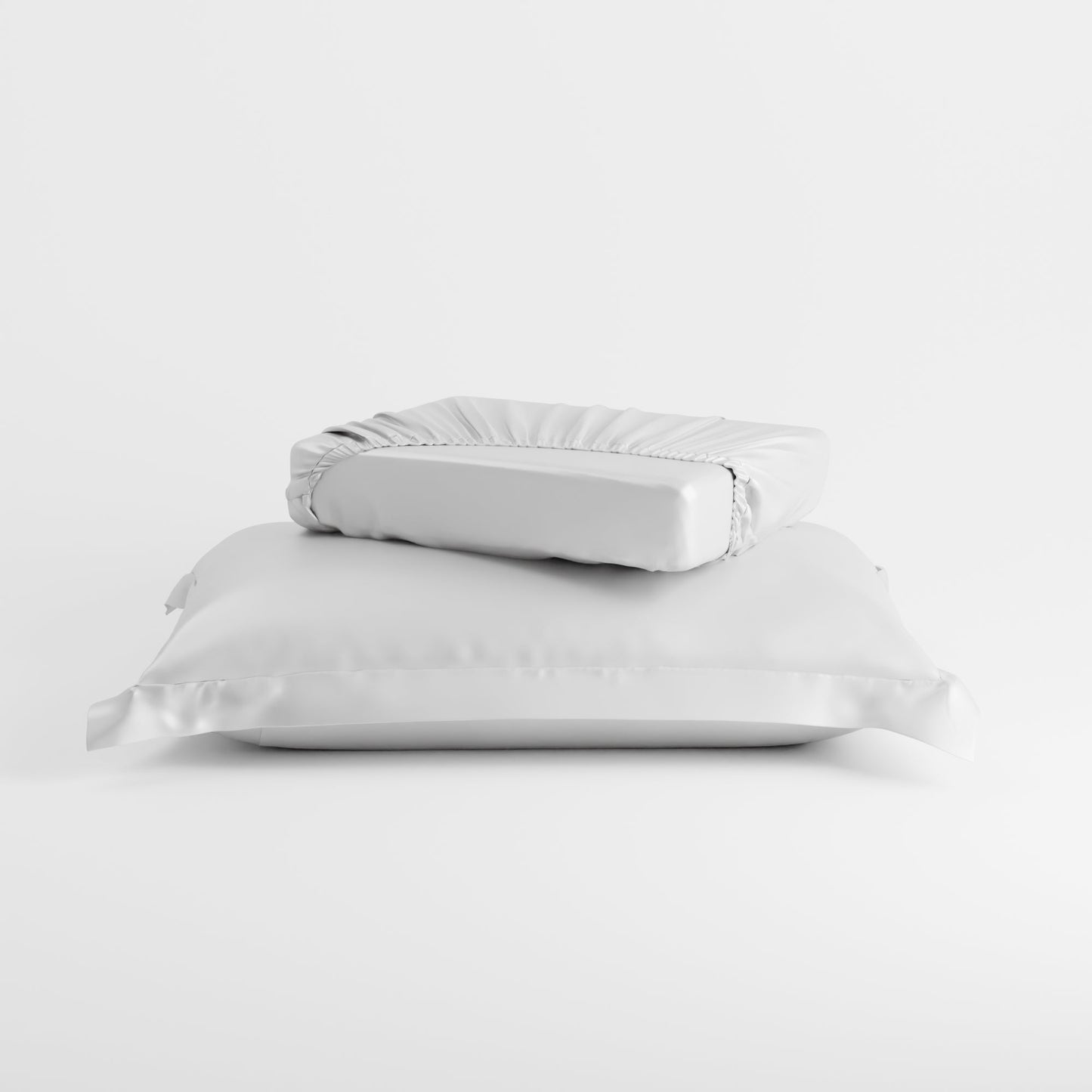 Vanilla White Fitted Bedsheet Set