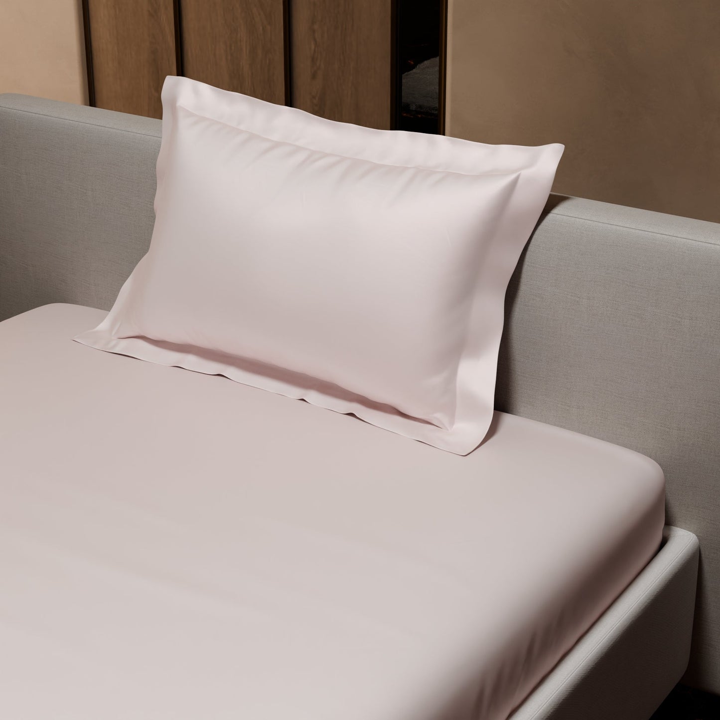 Blushing Pink Fitted Bedsheet Set