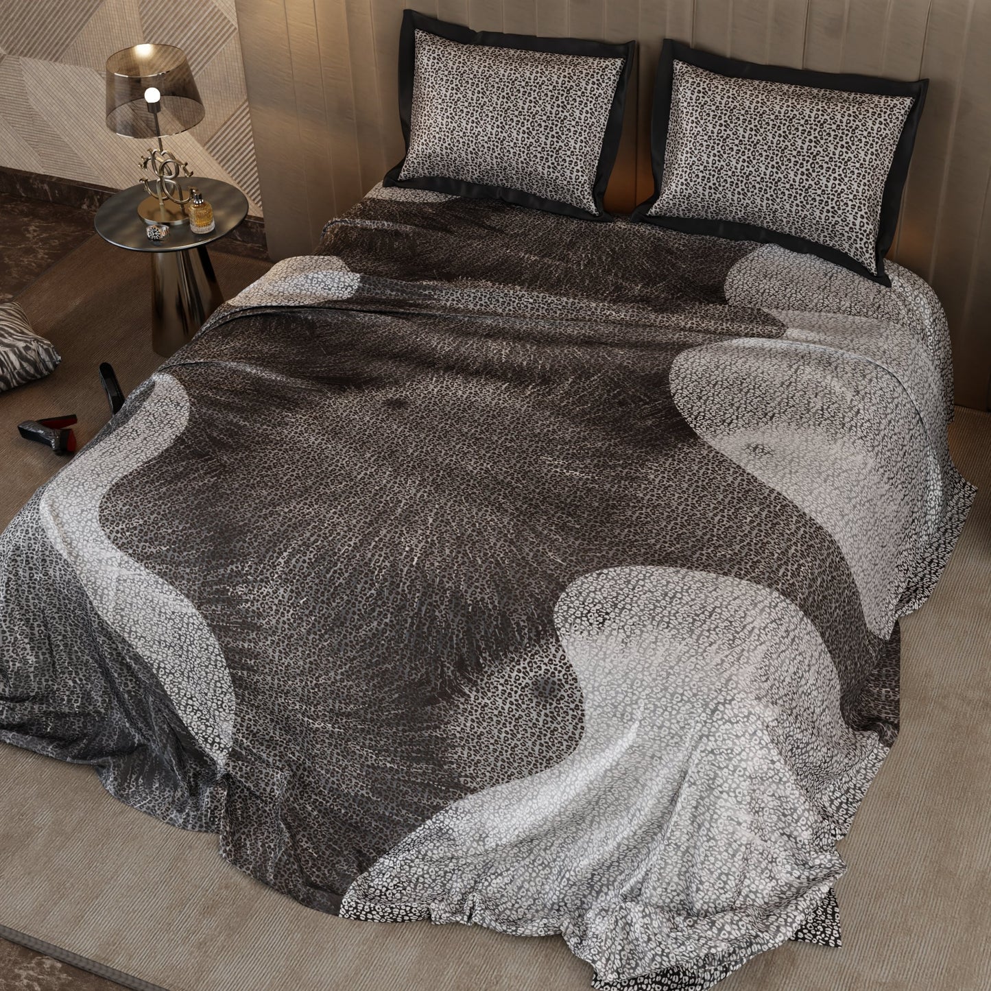 Night Safari Enriched Cotton Bedsheet Set