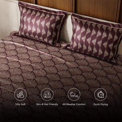 Ruby Affair Bedsheet Set