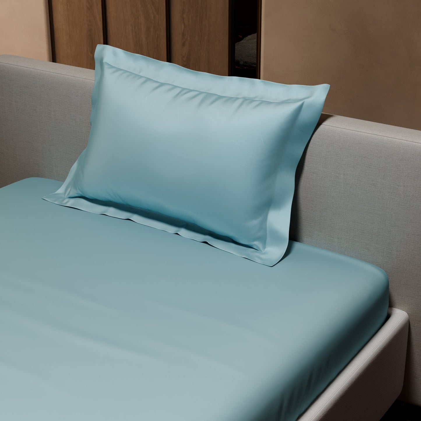 Dreamy Blue Fitted Bedsheet Set