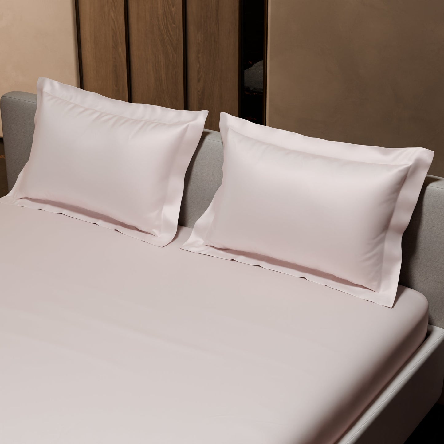 Blushing Pink Fitted Bedsheet Set