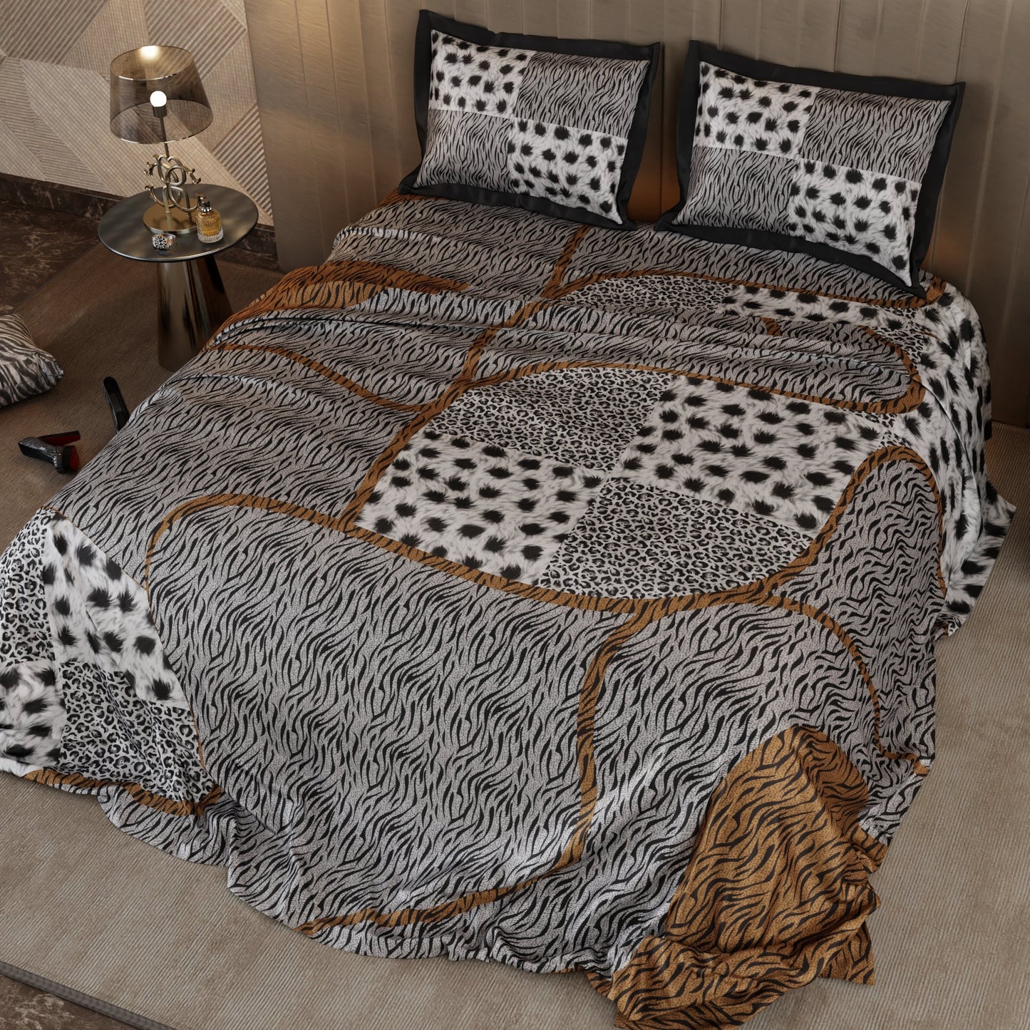 Primal Elegance Enriched Cotton Bedsheet Set