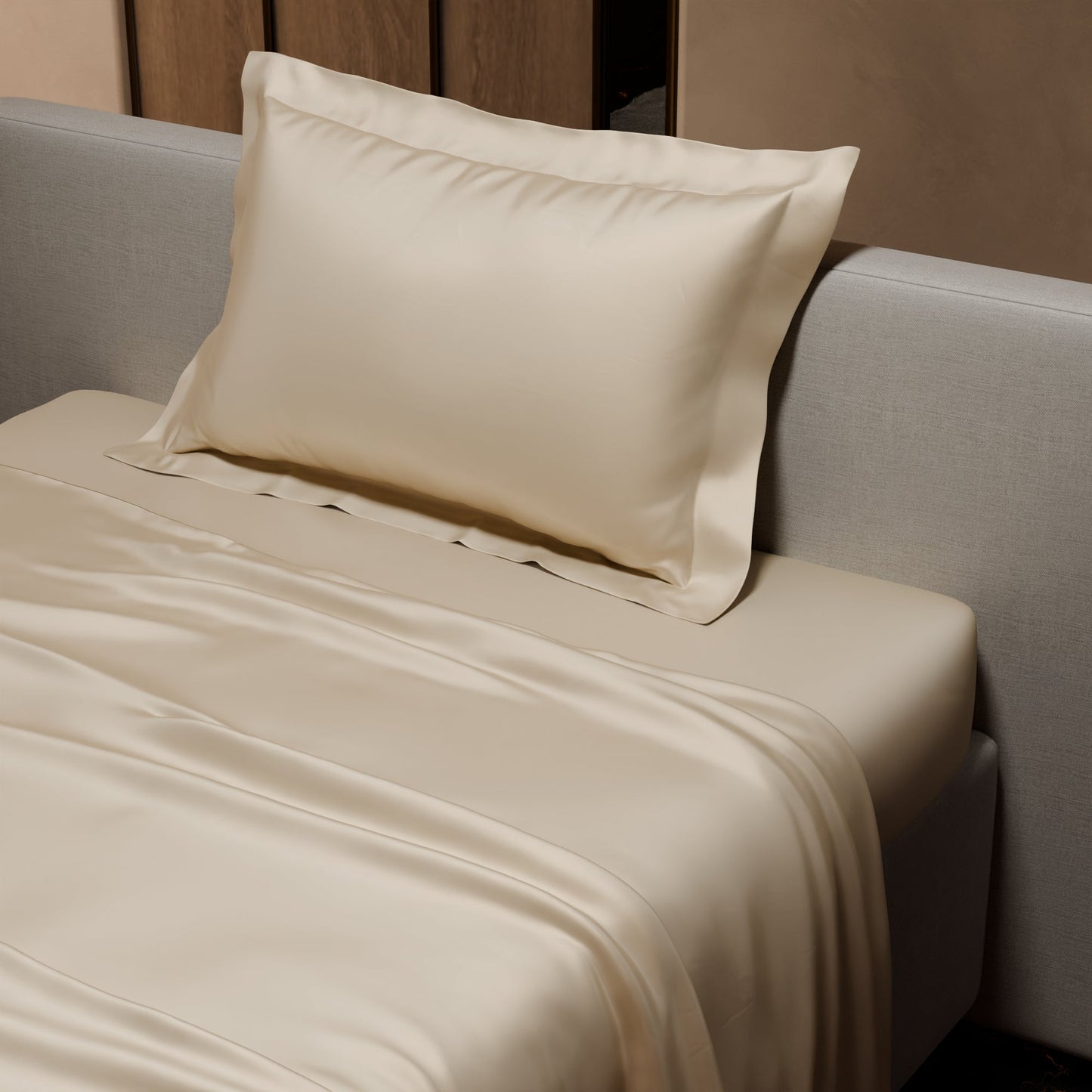 Charming Ivory Flat Bedsheet Set